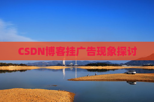 CSDN博客挂广告现象探讨